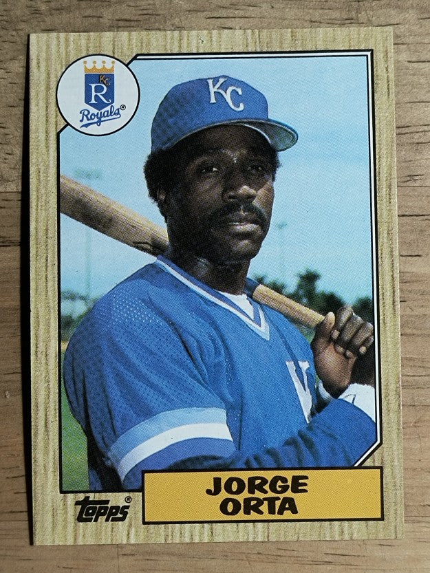 1987 Topps #738 Jorge Orta