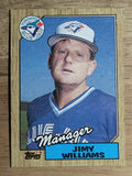 1987 Topps #786 Jimy Williams MG