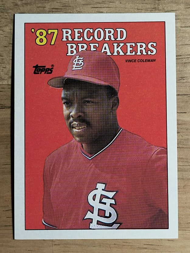 1988 Topps #1 Vince Coleman RB