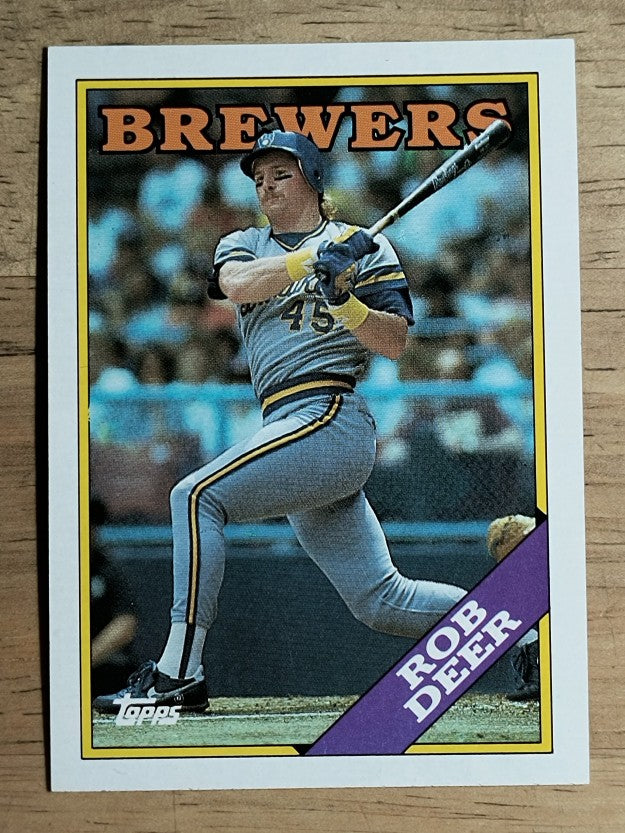 1988 Topps #33 Rob Deer