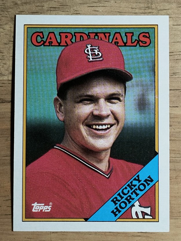 1988 Topps #34 Ricky Horton