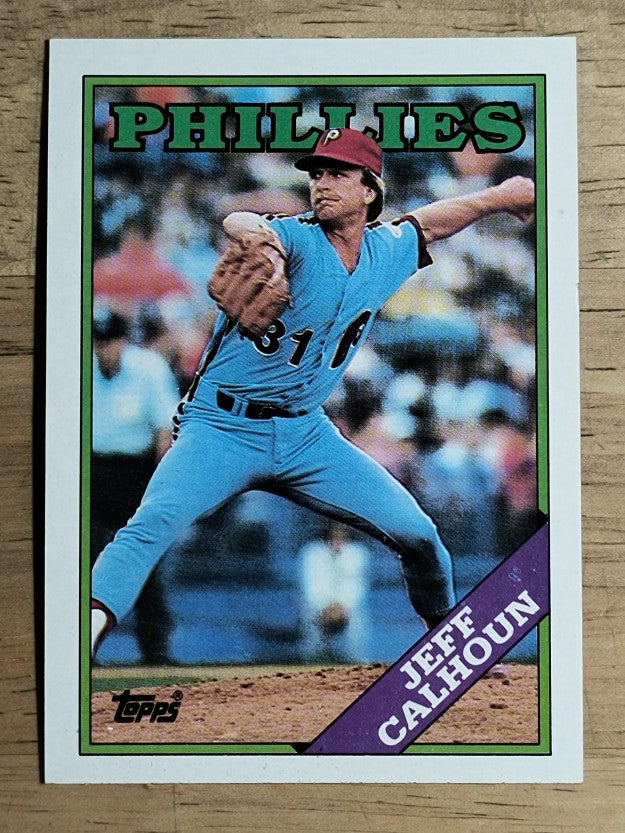1988 Topps #38 Jeff Calhoun