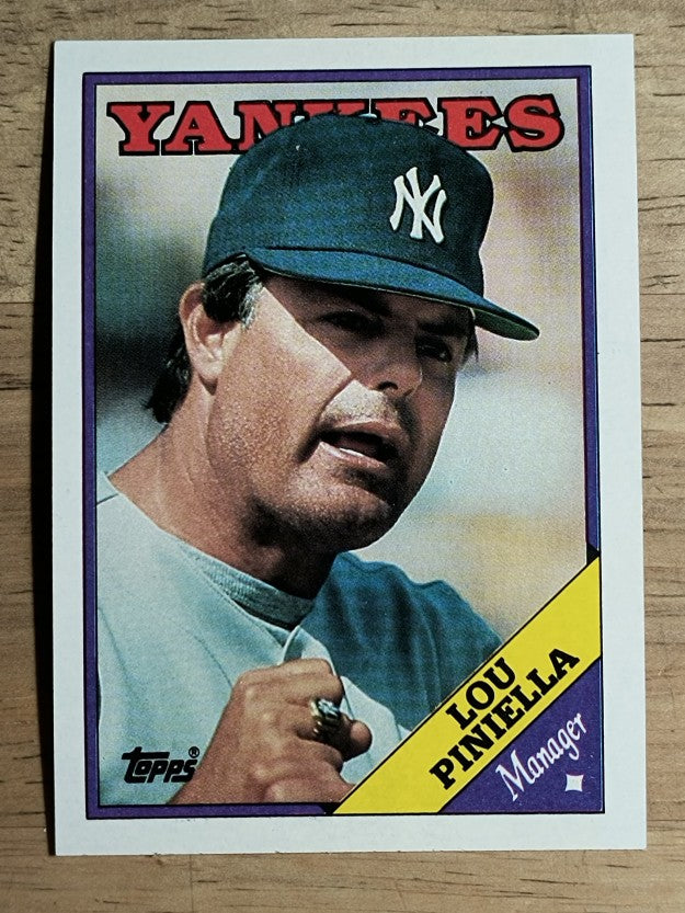 1988 Topps #44 Lou Piniella MG