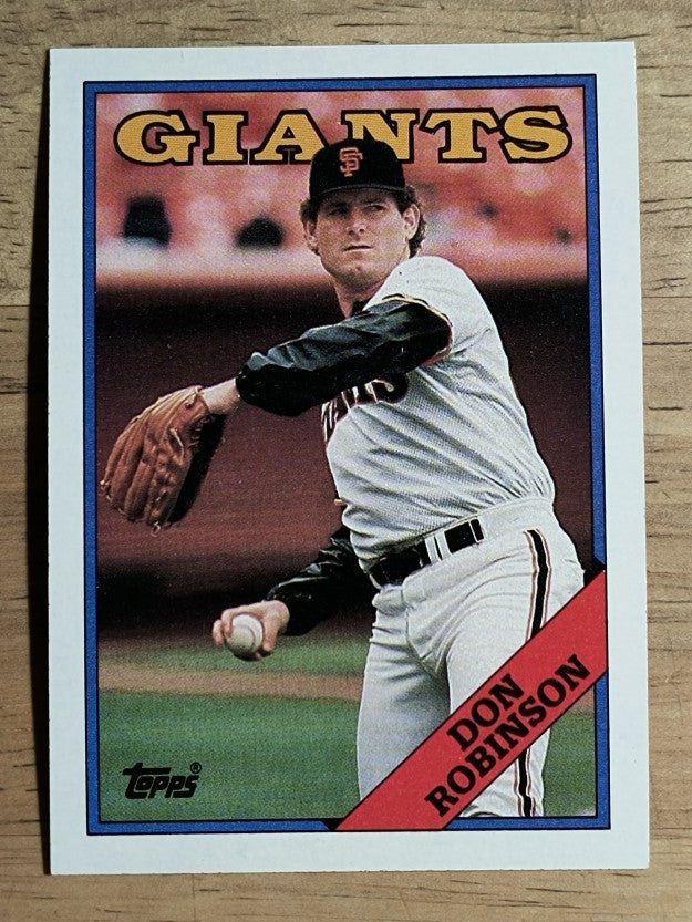 1988 Topps #52 Don Robinson