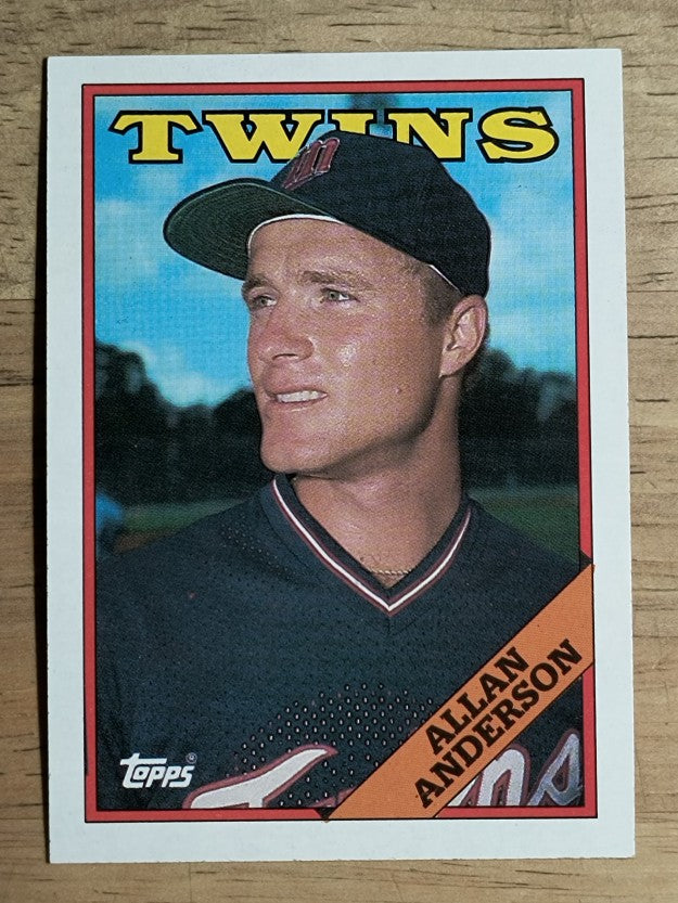 1988 Topps #101 Allan Anderson