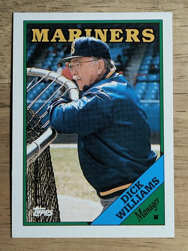1988 Topps #104 Dick Williams MG