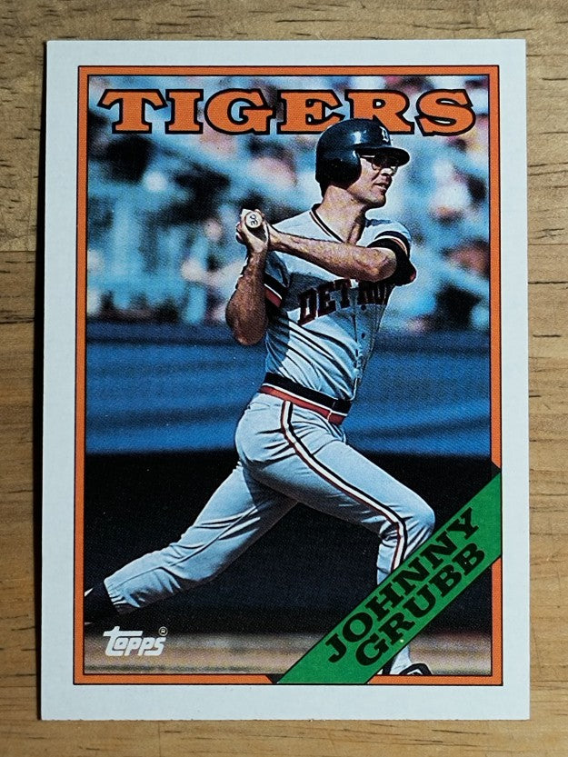 1988 Topps #128 Johnny Grubb