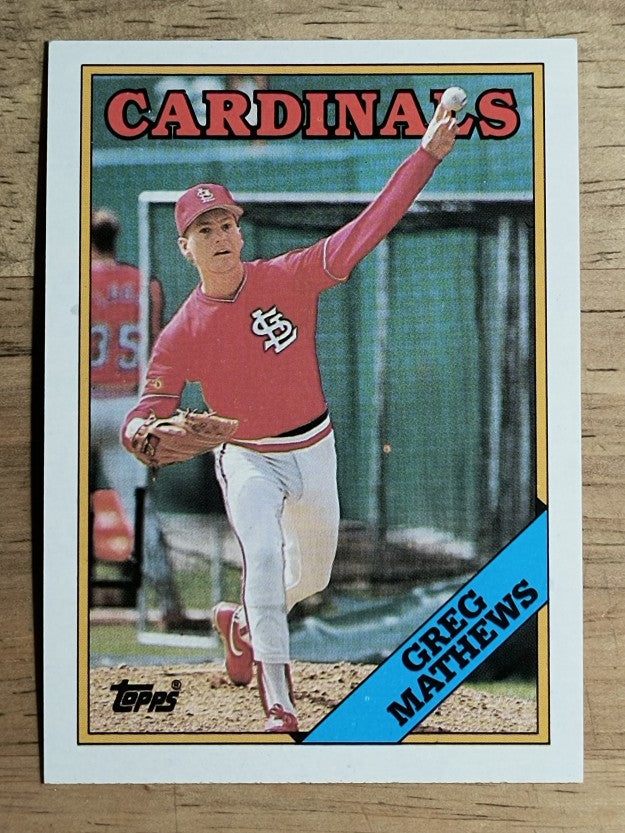 1988 Topps #133 Greg Mathews