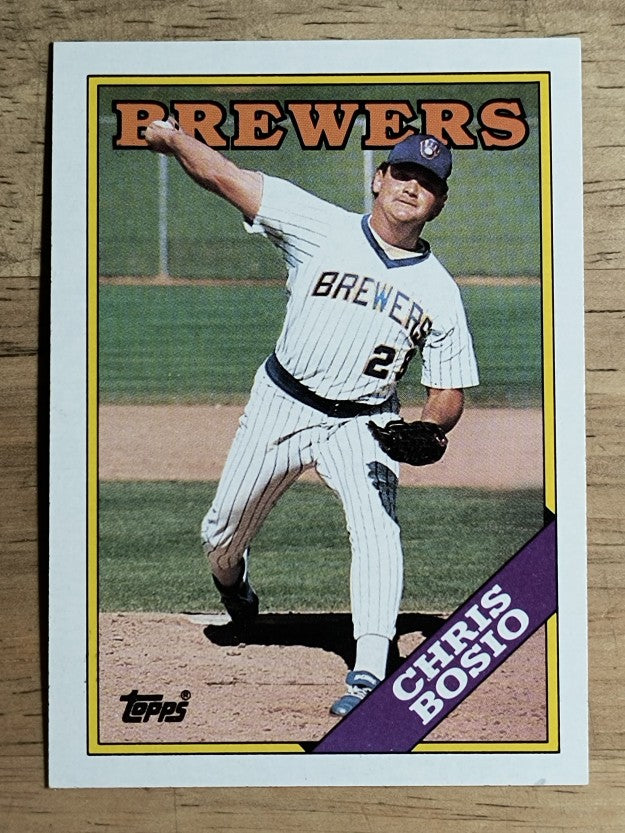 1988 Topps #137 Chris Bosio
