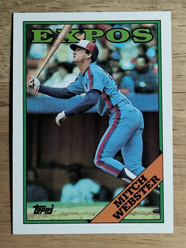 1988 Topps #138 Mitch Webster