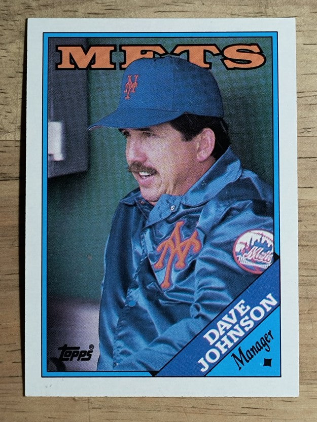 1988 Topps #164 Dave Johnson MG