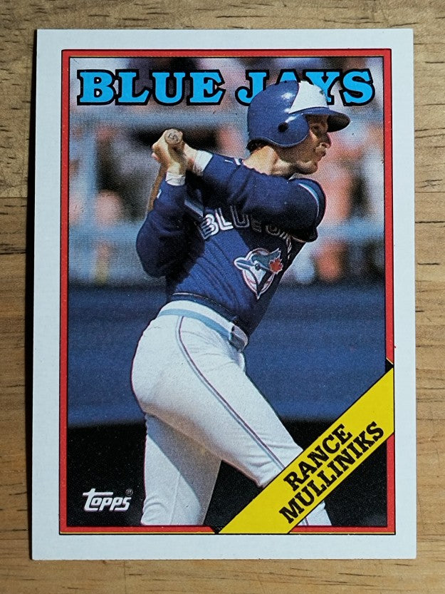 1988 Topps #167 Rance Mulliniks