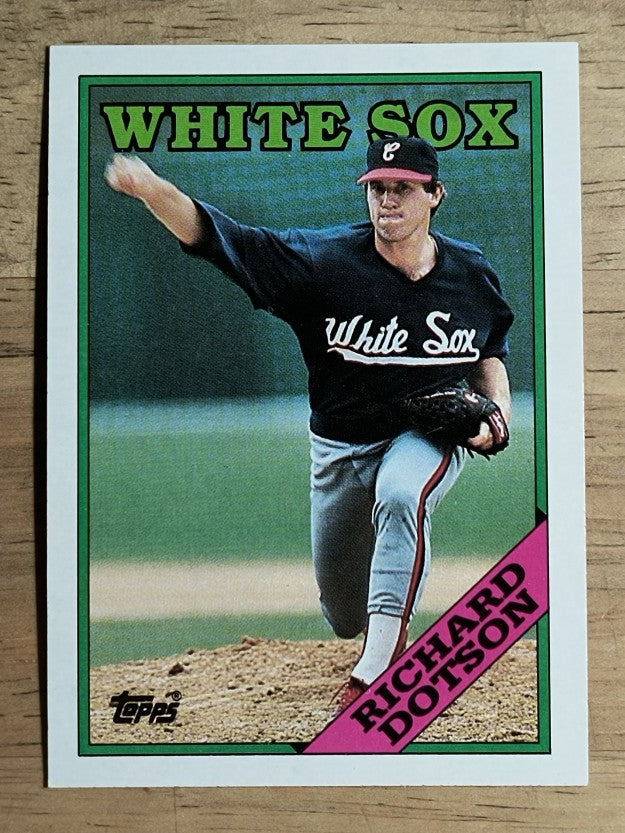 1988 Topps #209 Richard Dotson