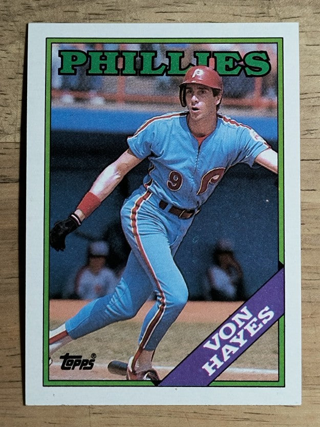 1988 Topps #215 Von Hayes