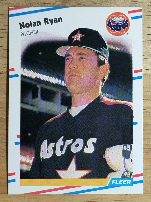 1988 Fleer #455 Nolan Ryan