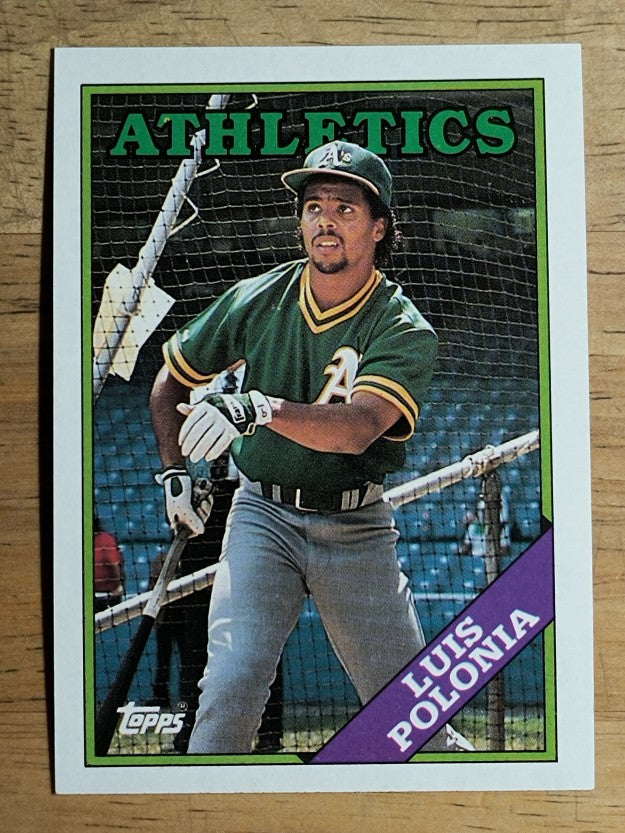 1988 Topps #238 Luis Polonia RC