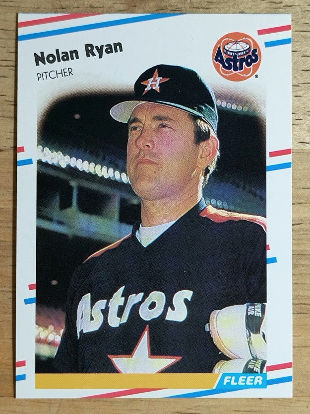 1988 Fleer #455 Nolan Ryan