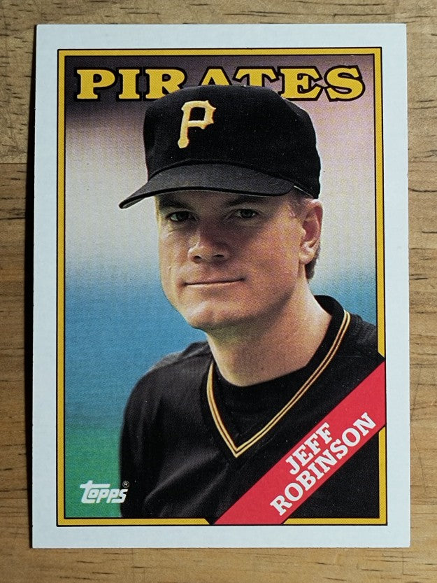 1988 Topps #244 Jeff D. Robinson