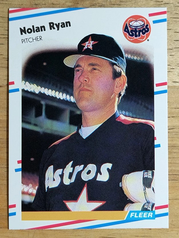1988 Fleer #455 Nolan Ryan