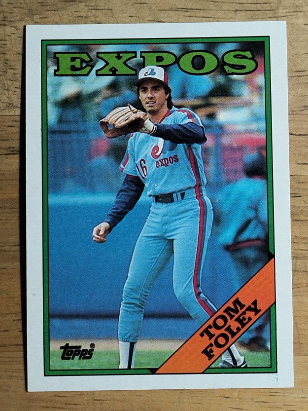 1988 Topps #251 Tom Foley