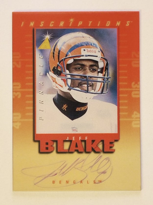 1997 Pinnacle Inscriptions Autographs #2 Jeff Blake/1470