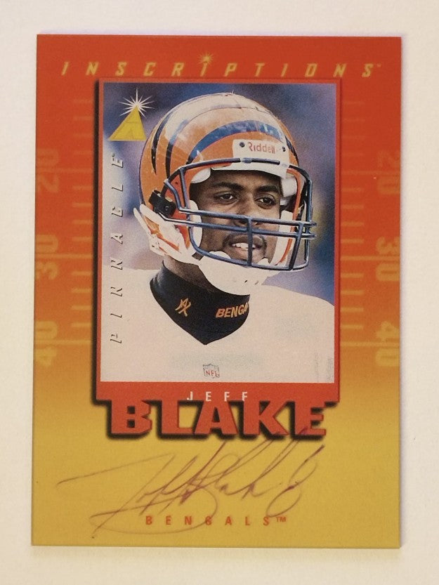 1997 Pinnacle Inscriptions Autographs #2 Jeff Blake/1470