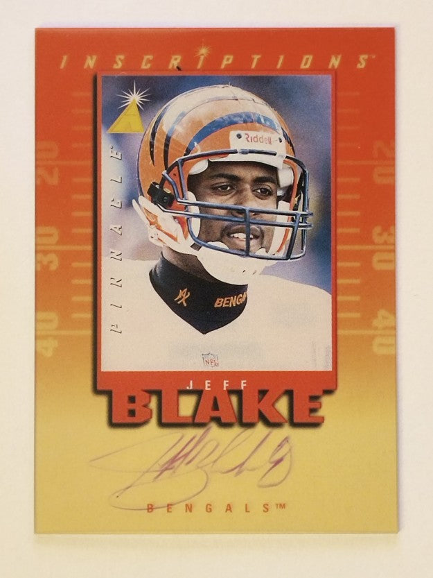 1997 Pinnacle Inscriptions Autographs #2 Jeff Blake/1470