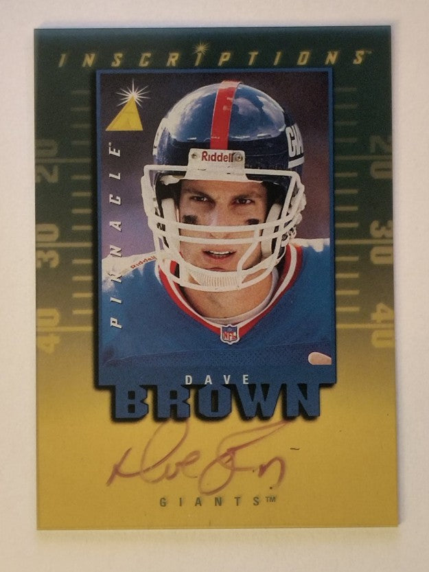 1997 Pinnacle Inscriptions Autographs #4 Dave Brown/1970