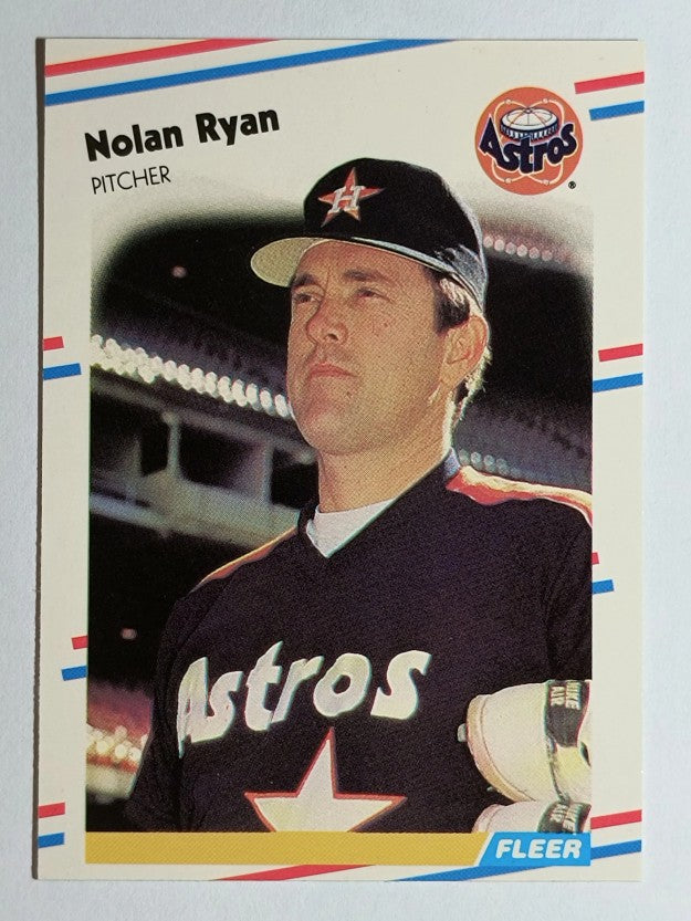 1988 Fleer Glossy #455 Nolan Ryan