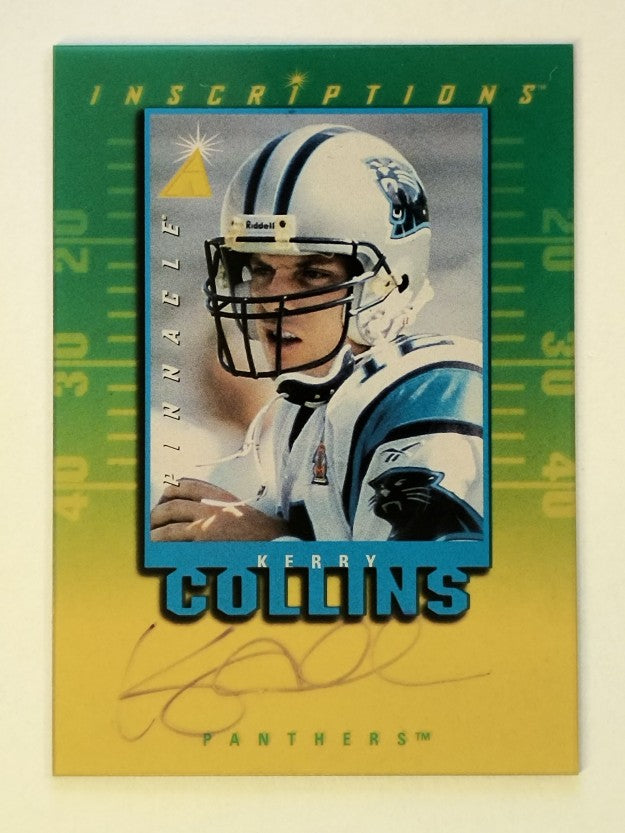 1997 Pinnacle Inscriptions Autographs #6 Kerry Collins/1300