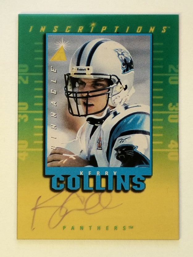 1997 Pinnacle Inscriptions Autographs #6 Kerry Collins/1300