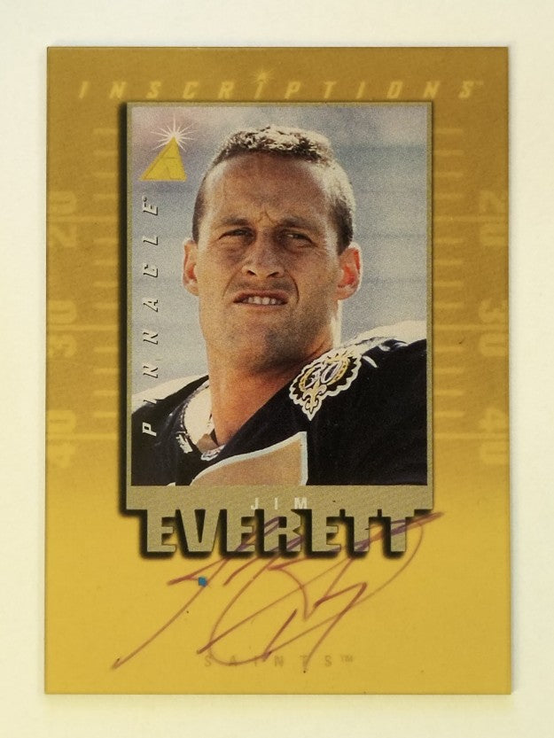 1997 Pinnacle Inscriptions Autographs #9 Jim Everett/2000