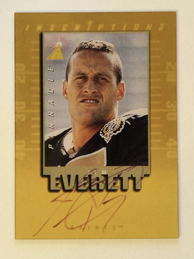 1997 Pinnacle Inscriptions Autographs #9 Jim Everett/2000