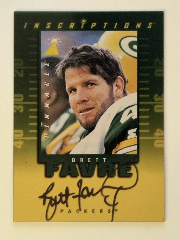 1997 Pinnacle Inscriptions Autographs #10 Brett Favre/215