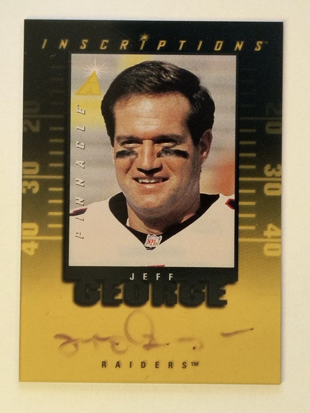 1997 Pinnacle Inscriptions Autographs #12 Jeff George/1935