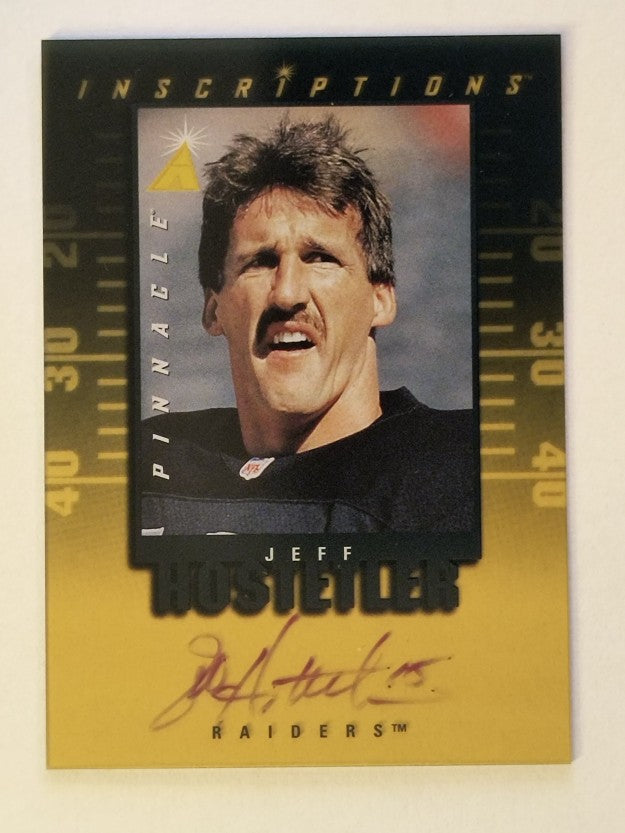 1997 Pinnacle Inscriptions Autographs #15 Jeff Hostetler/2000