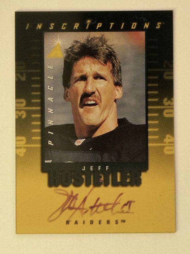 1997 Pinnacle Inscriptions Autographs #15 Jeff Hostetler/2000