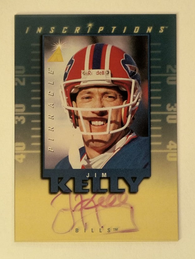 1997 Pinnacle Inscriptions Autographs #16 Jim Kelly/1925
