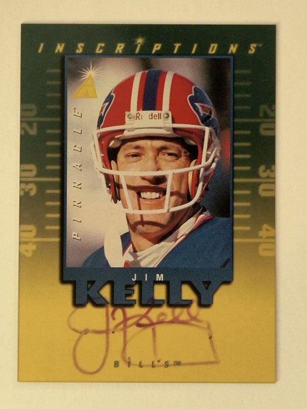 1997 Pinnacle Inscriptions Autographs #16 Jim Kelly/1925