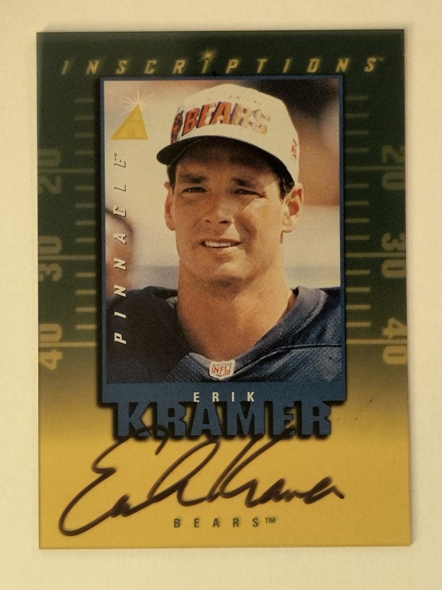 1997 Pinnacle Inscriptions Autographs #18 Erik Kramer/2000