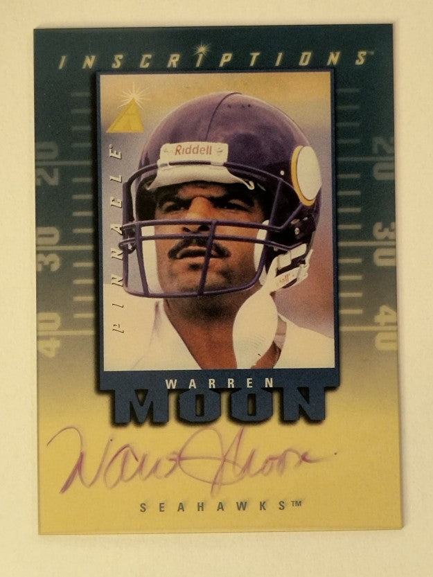 1997 Pinnacle Inscriptions Autographs #22 Warren Moon/1975