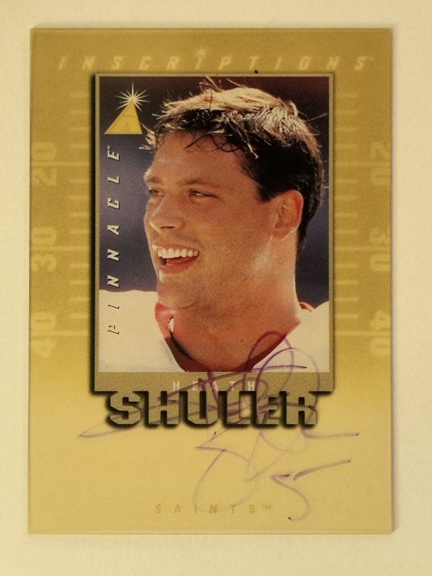 1997 Pinnacle Inscriptions Autographs #27 Heath Shuler/1865