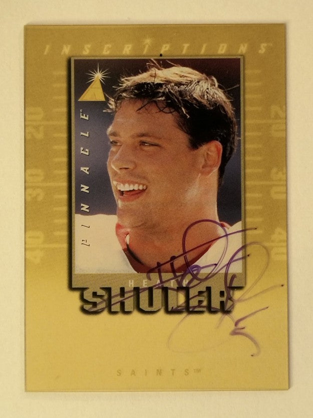 1997 Pinnacle Inscriptions Autographs #27 Heath Shuler/1865