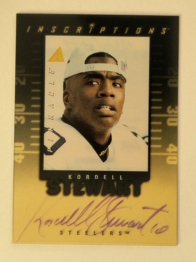 1997 Pinnacle Inscriptions Autographs #29 Kordell Stewart/1495