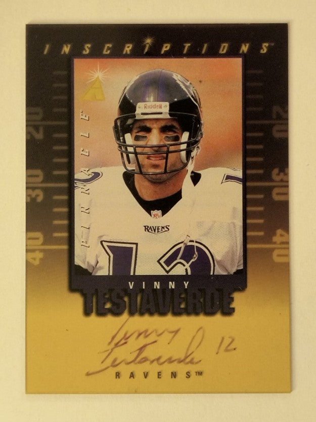 1997 Pinnacle Inscriptions Autographs #30 Vinny Testaverde/1975