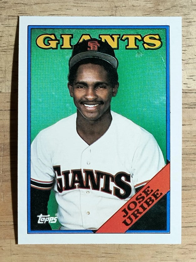 1988 Topps #302 Jose Uribe