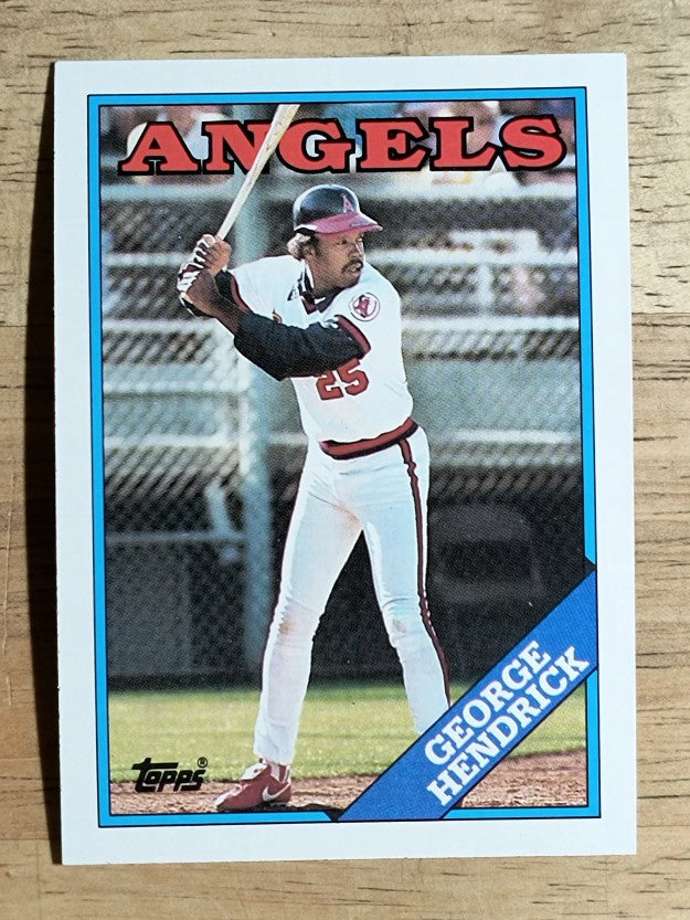 1988 Topps #304 George Hendrick