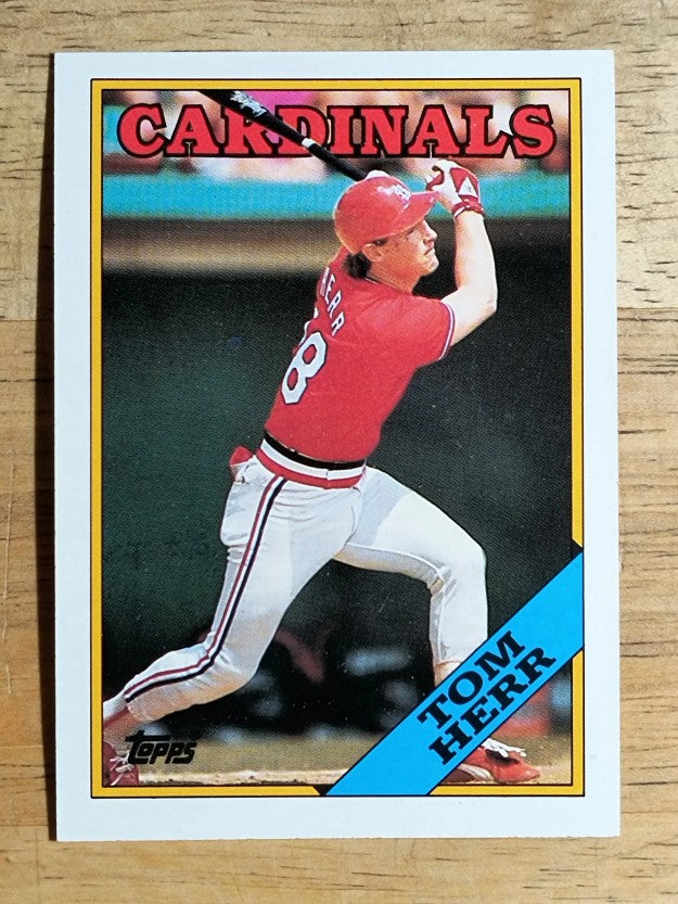 1988 Topps #310 Tom Herr