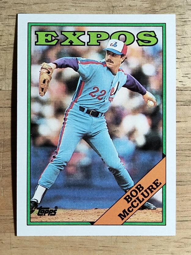 1988 Topps #313 Bob McClure