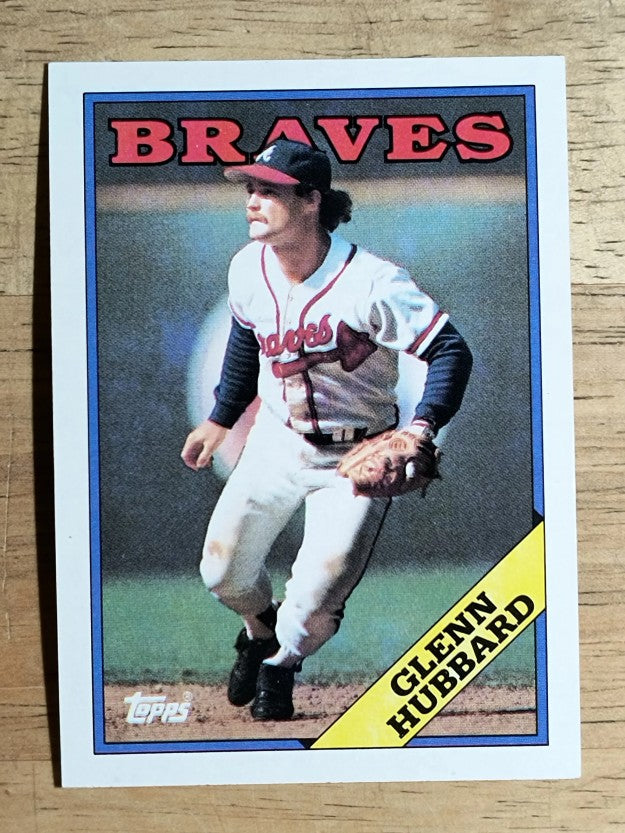 1988 Topps #325 Glenn Hubbard